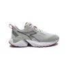 Diadora Women's Mythos Blushield Vigore 2 Running Shoe - Silver Dd/Blk/Rubine Red - Regular (B) -The Famous Shoe Store 101.179072 D0500 00 HR