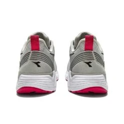 Diadora Women's Mythos Blushield Vigore 2 Running Shoe - Silver Dd/Blk/Rubine Red - Regular (B) -The Famous Shoe Store 101.179072 D0500 20 HR