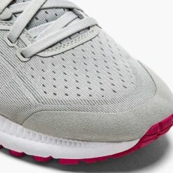 Diadora Women's Mythos Blushield Vigore 2 Running Shoe - Silver Dd/Blk/Rubine Red - Regular (B) -The Famous Shoe Store 101.179072 D0500 25 HR