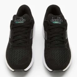 Diadora Women's Mythos Blushield Vortice 8 Running Shoe - Black/White-Regular (B) -The Famous Shoe Store 101.179077 C7406 50 HR