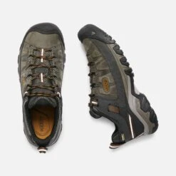 Keen Men's Targhee III Leather Waterproof Hiking Shoe - Black Olive/Golden Brown - Regular (D) 7 Keen Men's Targhee III Leather Waterproof Hiking Shoe - Black Olive/Golden Brown - Regular (D) -The Famous Shoe Store 1017784 PLD PDP