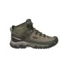 Keen Men's Targhee III Leather Mid Waterproof Hiking Boots - Black Olive/Golden Brown - Regular (D) -The Famous Shoe Store 1017787 P large