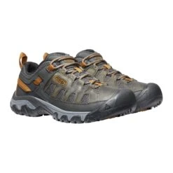 Keen Men's Targhee Vent Trail Shoe - Raven/Bronze Brown - Regular (D) -The Famous Shoe Store 1020743 PLA large
