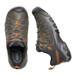Keen Men's Targhee Vent Trail Shoe - Raven/Bronze Brown - Regular (D) -The Famous Shoe Store 1020743 PLD large