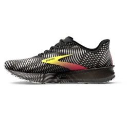 BROOKS Men's Hyperion Tempo Running Shoe - Black/Pink/Yellow - Regular (D) -The Famous Shoe Store 110339 074 M Hyperion Tempo 1