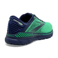 BROOKS Men's Adrenaline GTS 22 Running Shoe- Green/Navy- Regular (D) -The Famous Shoe Store 110366 362 H Adrenaline GTS 22