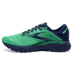 BROOKS Men's Adrenaline GTS 22 Running Shoe- Green/Navy- Regular (D) -The Famous Shoe Store 110366 362 M Adrenaline GTS 22