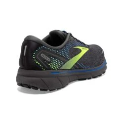 BROOKS Men's Ghost 14 Running Shoe- Black/Blue/Nightlife- Regular (D) -The Famous Shoe Store 110369 069 H Ghost 14