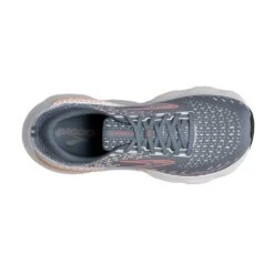 BROOKS Men's Glycerin GTS 20 Running Shoe - Grey/Chili Oil/Orange - Regular (D) -The Famous Shoe Store 110383 034 O Glycerin GTS 20 1