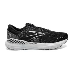 BROOKS Men's Glycerin GTS 20 Running Shoe- Black/White/Alloy- Regular (D)