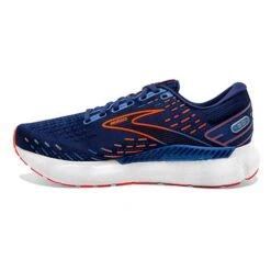 BROOKS Men's Glycerin GTS 20 Running Shoe - Blue Depths/Palace Blue/Orange - Regular (D) -The Famous Shoe Store 110383 444 M Glycerin GTS 20 d73a50fb fb07 4519 912f 47dcb25ce037