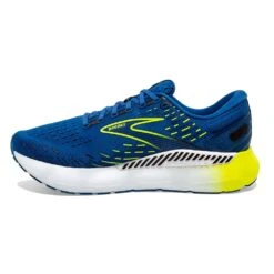 BROOKS Men's Glycerin GTS 20 Running Shoe- Blue/Nightlife/White- Regular (D) 10 BROOKS Men's Glycerin GTS 20 Running Shoe- Blue/Nightlife/White- Regular (D) -The Famous Shoe Store 110383 482 M Glycerin GTS 20