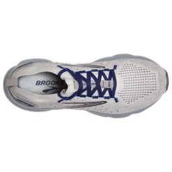 BROOKS Men's Glycerin StealthFit 20 Running Shoe - Oyster/Alloy/Blue Depths - Regular (D) -The Famous Shoe Store 110384 081 O Glycerin StealthFit 20