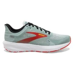 BROOKS Men's Launch 9 Running Shoe- Blue Surf/Black/Cherry Tomato- Regular (D)