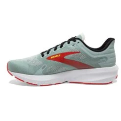 BROOKS Men's Launch 9 Running Shoe- Blue Surf/Black/Cherry Tomato- Regular (D) -The Famous Shoe Store 110386 413 M Launch 9