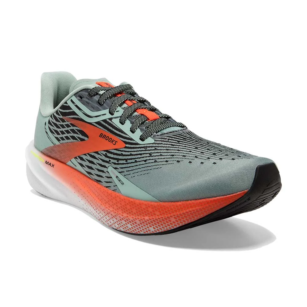 BROOKS Men's Hyperion Max Running Shoe- Blue Surf/Cherry/Nightlife- Regular (D) 4 BROOKS Men's Hyperion Max Running Shoe- Blue Surf/Cherry/Nightlife- Regular (D) - Image 2