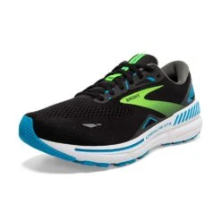BROOKS Adrenaline GTS 23 (B) - Black/Hawaiian Ocean/Green -The Famous Shoe Store 110391 006 Z Adrenaline GTS 23 1