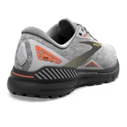 BROOKS Adrenaline GTS 23 (D) - Oyster/Black/Red Orange -The Famous Shoe Store 110391 017 H Adrenaline GTS 23