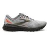 BROOKS Adrenaline GTS 23 (D) - Oyster/Black/Red Orange -The Famous Shoe Store 110391 017 L Adrenaline GTS 23