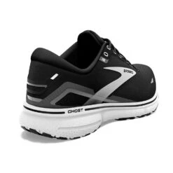 BROOKS Men's Ghost 15 Running Shoe- Black/Blackened Pearl/White- Regular (D) -The Famous Shoe Store 110393 012 H Ghost 15