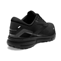 BROOKS Men's Ghost 15 Running Shoe - Black/Black/Ebony- Wide (2E) -The Famous Shoe Store 110393 020 H Ghost 15