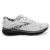 BROOKS Men's Ghost 15 Running Shoe- White/Ebony/Oyster