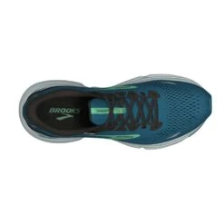 BROOKS Men's Ghost 15 Running Shoe - Moroccan Blue/Black/Spring Bud - Regular (D) -The Famous Shoe Store 110393 462 O Ghost 15