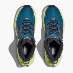 Hoka Men's Trail Code GTX Hiking Boot- Blue Graphite/Blue Coral -The Famous Shoe Store 1123165 BGBCR 2