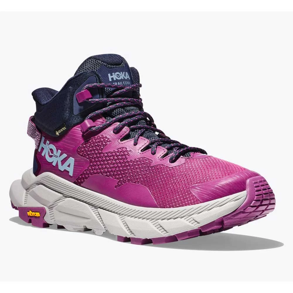 Hoka Women's Trail Code GTX Hiking Boot - Beautyberry/Harbor Mist - Regular (B) 4 Hoka Women's Trail Code GTX Hiking Boot - Beautyberry/Harbor Mist - Regular (B) - Image 2