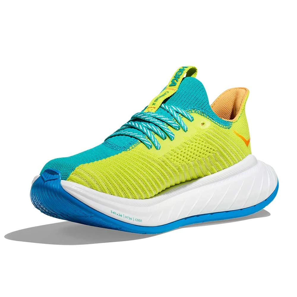 Hoka Men's Carbon X 3 Running Shoe - Ceramic/Evening Primrose 5 Hoka Men's Carbon X 3 Running Shoe - Ceramic/Evening Primrose - Image 3