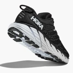 Hoka Women's Gaviota 4 Running Shoe - Black/White - Wide (D) -The Famous Shoe Store 1123199 BWHT 4 da580a41 b910 42b9 a145 b9d15e675f26