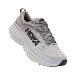 Hoka Men's Bondi 8 Running Shoe- Sharkskin/Harbor Mist- Wide (2E) -The Famous Shoe Store 1123202 SHMS 1 e62aab5b 37c5 47fd baa4 1ab4c3a3e59c