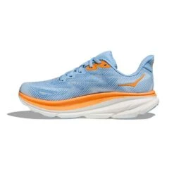 Hoka Women's Clifton 9 Running Shoe - Airy Blue/Ice Water - Regular (B) -The Famous Shoe Store 1127896 ABIW 8 651127a3 d39a 46ab a0b2 4d2f7bdb09b8