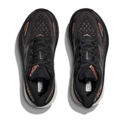 Hoka Women's Clifton 9 Running Shoe - Black/Copper - Wide (D) -The Famous Shoe Store 1127896 BCPPR 2