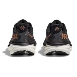 Hoka Women's Clifton 9 Running Shoe - Black/Copper - Wide (D) -The Famous Shoe Store 1127896 BCPPR 5