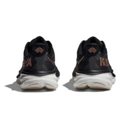 Hoka Women's Clifton 9 Running Shoe - Black/Rose Gold - Wide (D) -The Famous Shoe Store 1127896 BRGL 5