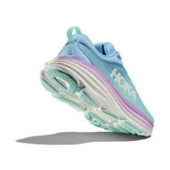 Hoka Women's Bondi 8 Running Shoe - Airy Blue/Sunlit Ocean - Regular (B) -The Famous Shoe Store 1127952 ABSO 4