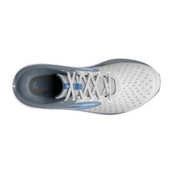 BROOKS Women's Dyad 11 Running Shoe- Grey/White/Blue - Wide (D) -The Famous Shoe Store 120312 065 O Dyad 11 dd9ffa7b 59fb 4b71 9b08 cef026761dcf