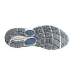 BROOKS Women's Dyad 11 Running Shoe - Grey/White/Blue - Regular (B) -The Famous Shoe Store 120312 065 S Dyad 11 bcc42cd7 9341 4a74 a9f5 1f2bbb0177c9