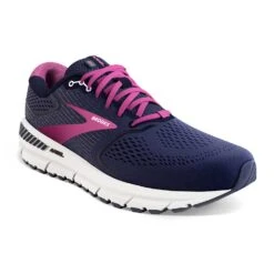 BROOKS Women's Ariel 20 Running Shoe - Peacoat/Vivid Viola/White - Regular (B) -The Famous Shoe Store 120315 491 A Ariel 20 2
