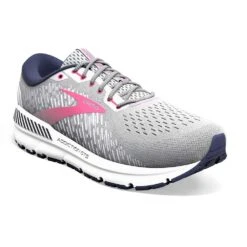 BROOKS Women's Addiction GTS 15 Running Shoe - Oyster/Peacoat/Lilac Rose - Extra Wide (2E) -The Famous Shoe Store 120352 054 A Addiction GTS 15 1
