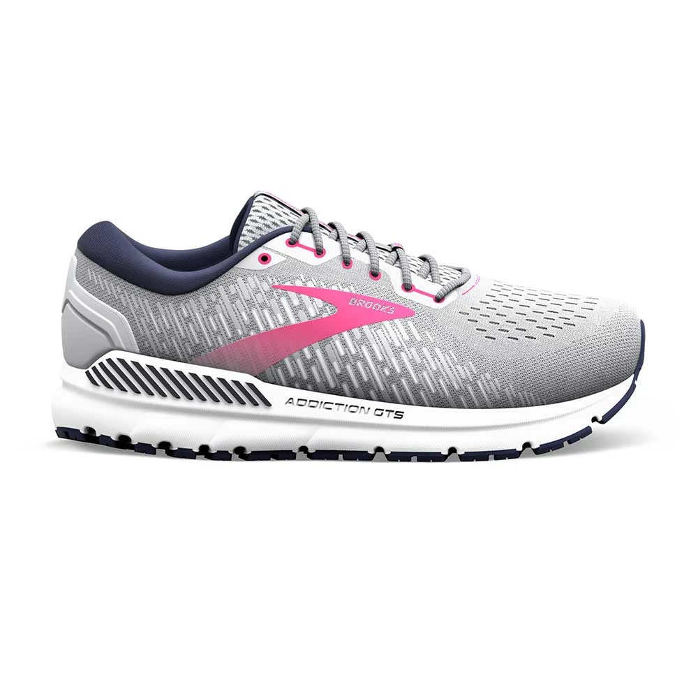 BROOKS Women's Addiction GTS 15 Running Shoe - Oyster/Peacoat/Lilac Rose - Regular (B) 3 BROOKS Women's Addiction GTS 15 Running Shoe - Oyster/Peacoat/Lilac Rose - Regular (B)