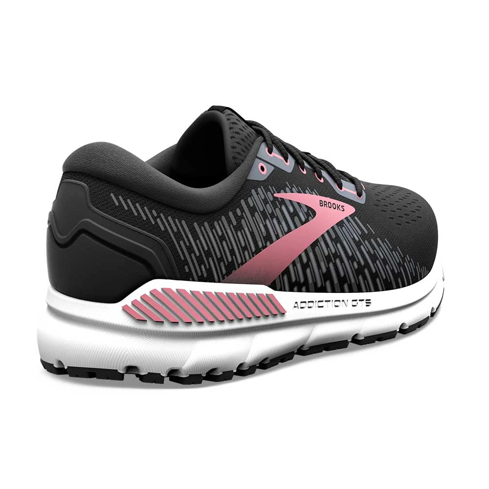 BROOKS Women's Addiction GTS 15 Running Shoe- Black/Ebony/Mauvewood- Extra Wide (2E) 6 BROOKS Women's Addiction GTS 15 Running Shoe- Black/Ebony/Mauvewood- Extra Wide (2E) - Image 4
