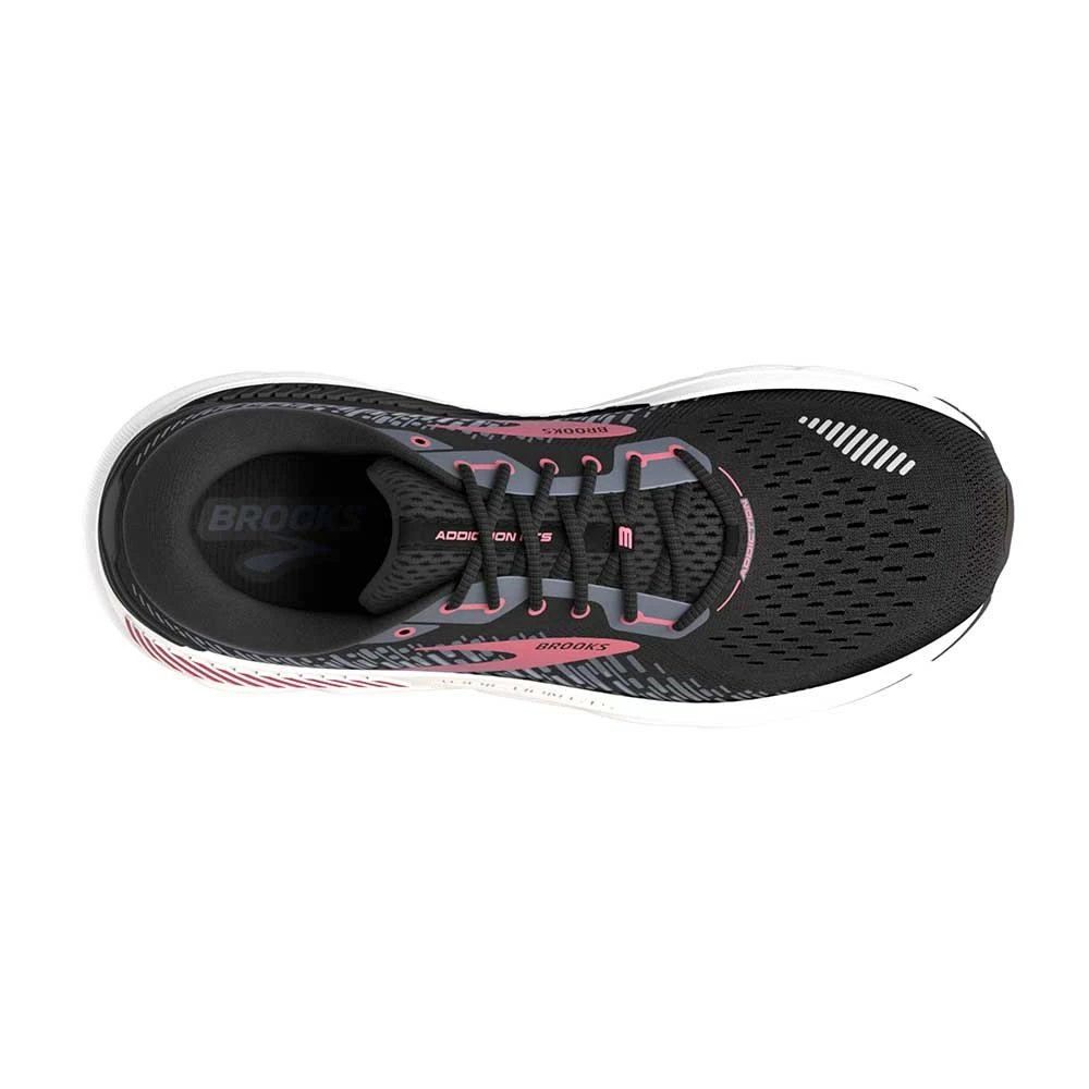 BROOKS Women's Addiction GTS 15 Running Shoe- Black/Ebony/Mauvewood- Extra Wide (2E) 7 BROOKS Women's Addiction GTS 15 Running Shoe- Black/Ebony/Mauvewood- Extra Wide (2E) - Image 5