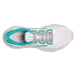 BROOKS Women's Glycerin 20 Running Shoe- Oyster/Latigo Bay/Coral - Wide (D) -The Famous Shoe Store 120369 061 O Glycerin 20