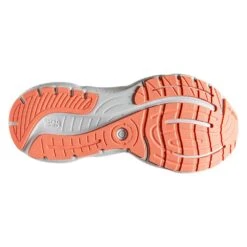 BROOKS Women's Glycerin 20 Running Shoe- Oyster/Latigo Bay/Coral - Wide (D) -The Famous Shoe Store 120369 061 S Glycerin 20