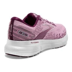 BROOKS Women's Glycerin 20 Running Shoe - Mauve/Grape Wine/Grey - Regular (B) -The Famous Shoe Store 120369 577 H Glycerin 20