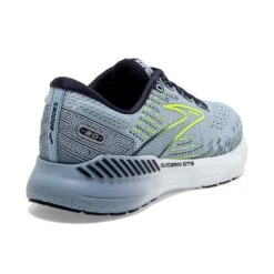 BROOKS Women's Glycerin GTS 20 Running Shoe- Light Blue/Peacoat/Nightlife- Regular (B) -The Famous Shoe Store 120370 416 H Glycerin GTS 20