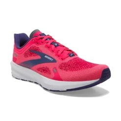 BROOKS Women's Launch 9 Running Shoe- Pink/Fuchsia/Cobalt- Regular (B) -The Famous Shoe Store 120373 604 A Launch 9