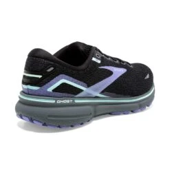 BROOKS Women's Ghost 15 Running Shoe- Black/Jacaranda/Salt- Regular (B) -The Famous Shoe Store 120380 011 H Ghost 15